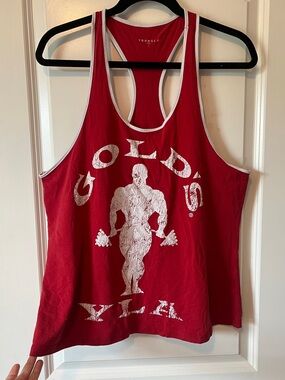 YoungLA Gold’s Gym collab stringer tank top